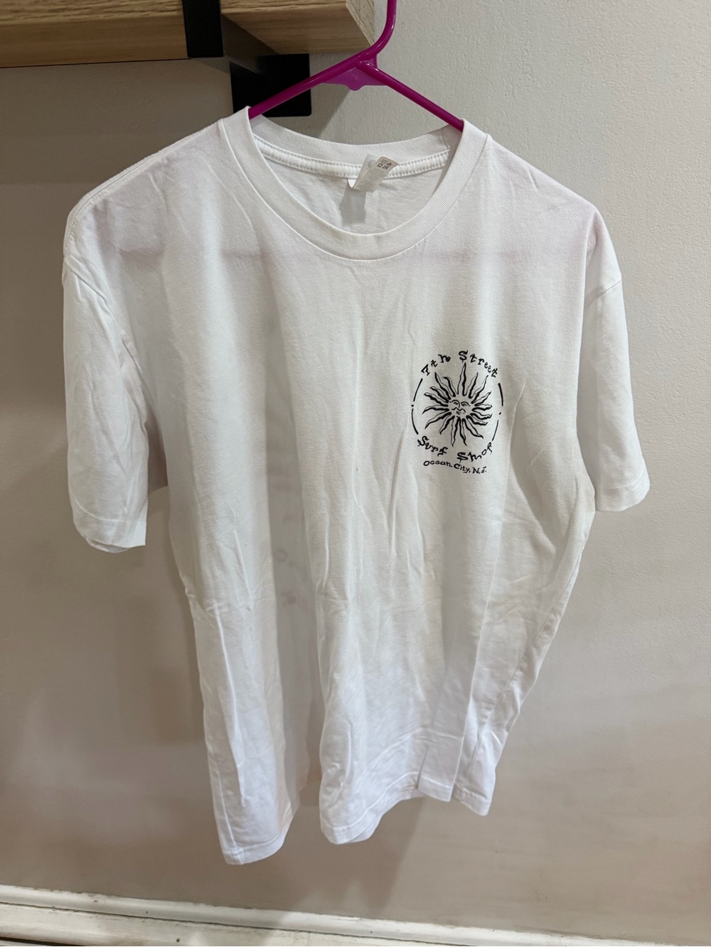 Next Level Apparel White Short-Sleeve 7th Street Surf Shop - Ocean City NJ